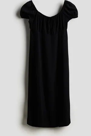 H&M H&M - Puff-sleeved midi dress