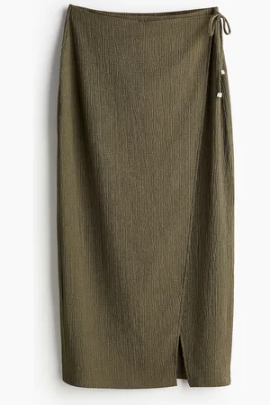 H&M H&M - Crinkled wrap skirt