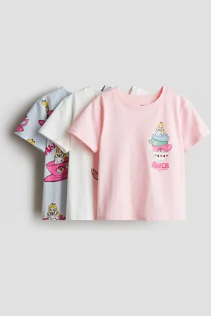 H&M H&M - 3-pack printed jersey tops