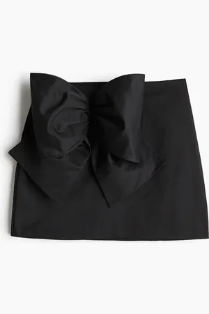 H&M H&M - Bow-front mini skirt
