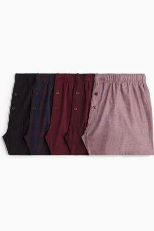 H&M H&M - 5-pack woven cotton boxer shorts