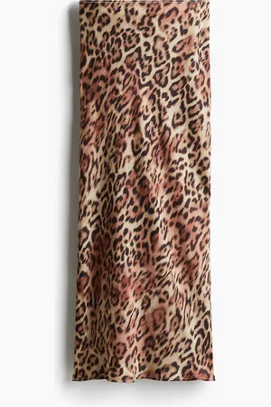 H&M H&M - Crinkled satin maxi skirt