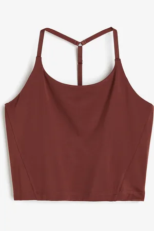 H&M H&M - Cropped sports vest top in SoftMove™