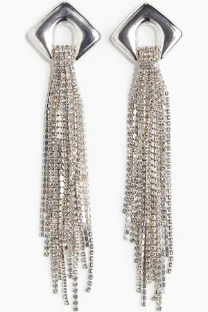 H&M H&M - Long rhinestone-chain earrings