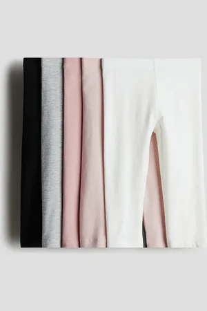 H&M H&M - 5-pack cotton Capri leggings