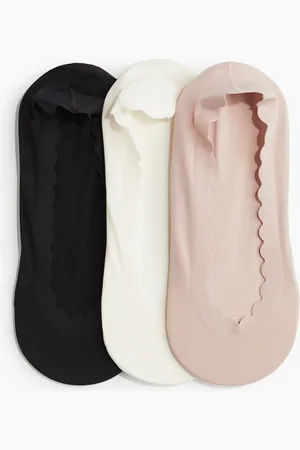 H&M 3-pack no-show socks