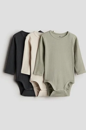 H&M H&M - 3-pack ribbed bodysuits