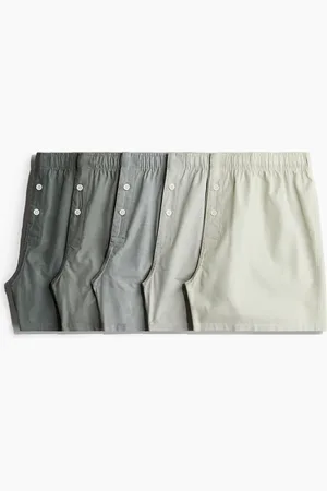 H&M H&M - 5-pack woven cotton boxer shorts
