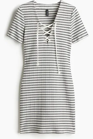 H&M H&M - Lacing-detail bodycon dress
