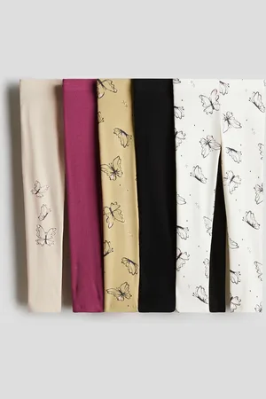 H&M H&M - 5-pack cotton leggings