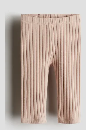 H&M H&M - Wide-ribbed cotton leggings