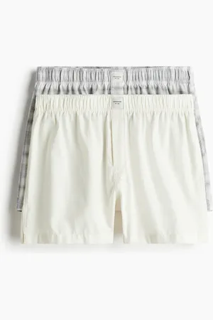 H&M H&M - 2-pack woven cotton flannel boxer shorts