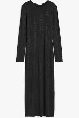 H&M H&M - Rhinestone-embellished bodycon dress