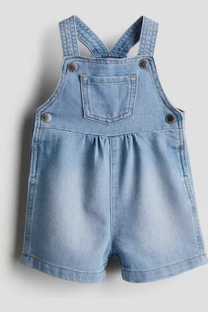 H&M H&M - Denim dungaree shorts