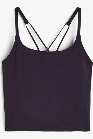 H&M H&M - DryMove™ Cropped sports vest top
