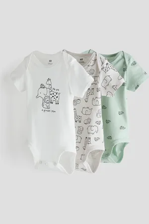 H&M H&M - 3-pack cotton bodysuits