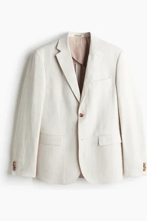 H&M H&M - Regular Fit Linen-blend jacket