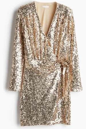 H&M H&M - Sequined wrap dress