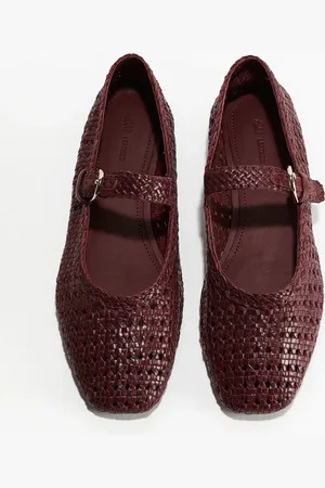 H&M Leather Mary Jane ballet pumps