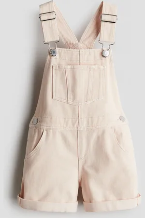 H&M Denim dungaree shorts