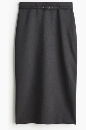 H&M H&M - Belted pencil skirt