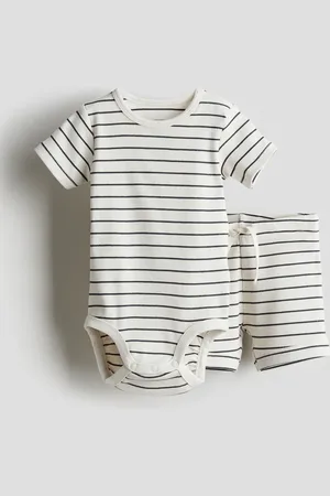 H&M H&M - 2-piece ribbed cotton set