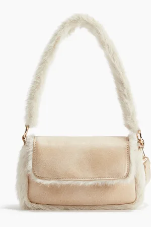 H&M H&M - Fluffy-trim crossbody bag