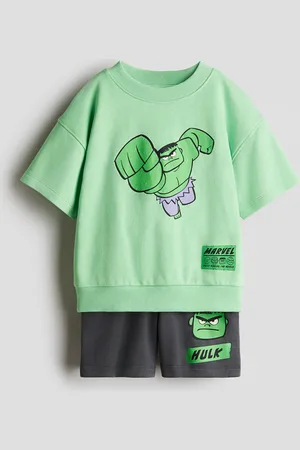 H&M H&M - 2-piece printed sweatshirt set