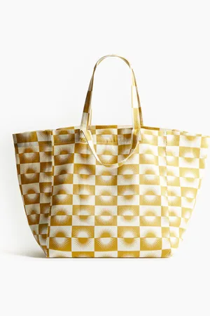 H&M H&M - Cotton canvas beach bag
