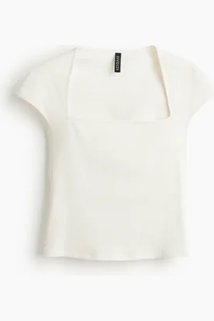 H&M Cap-sleeved top