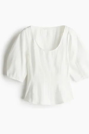 H&M Scoop-neck blouse