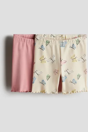 H&M 2-pack ribbed cycling shorts