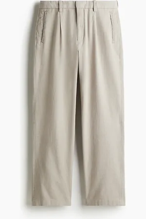 H&M Relaxed Fit linen-blend trousers