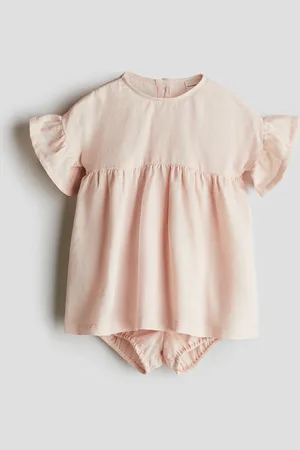 H&M 2-piece dress and bloomers linen set