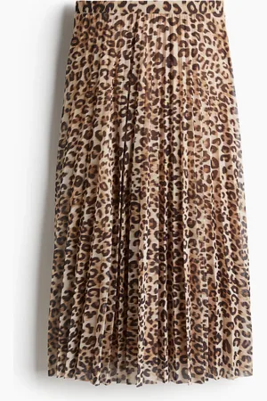 H&M Pleated mesh skirt