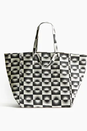 H&M H&M - Cotton canvas beach bag