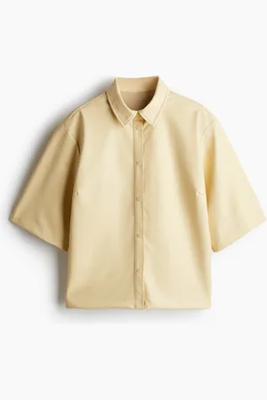 H&M H&M - Short-sleeved coated shirt