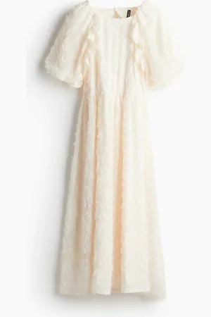 H&M H&M - Puff-sleeved midi dress