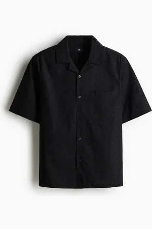 H&M H&M - Regular Fit Embroidered resort shirt