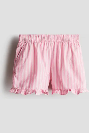 H&M Frill-trimmed cotton shorts