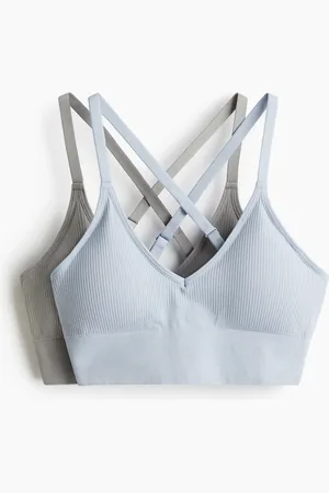 H&M H&M - 2-pack Medium Support Sports bras with DryMove™