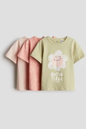 H&M H&M - 3-pack printed jersey tops