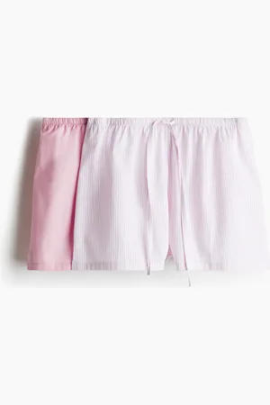 H&M H&M - 2-pack cotton poplin pyjama shorts