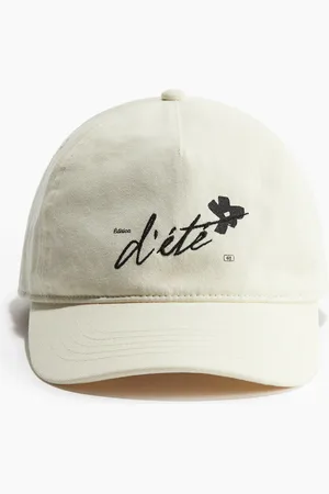 H&M H&M - Embroidered-motif cotton cap