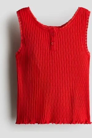 H&M H&M - Pointelle cotton vest top