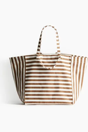 H&M H&M - Cotton canvas beach bag