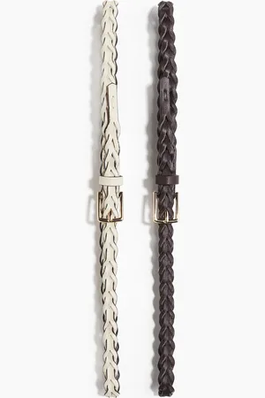 H&M H&M - 2-pack braided waist belts