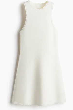 H&M H&M - Scalloped mini dress
