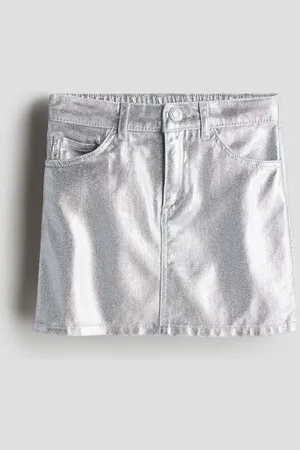 H&M H&M - Shimmering denim skirt