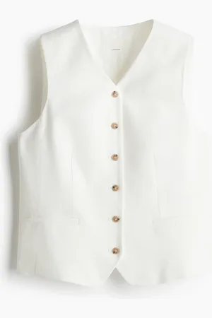 H&M H&M - Linen-blend suit waistcoat